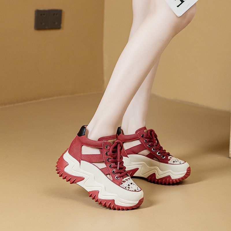 Schnürschuhe mit Plateauabsatz – Bild 7 | LuxeStyle