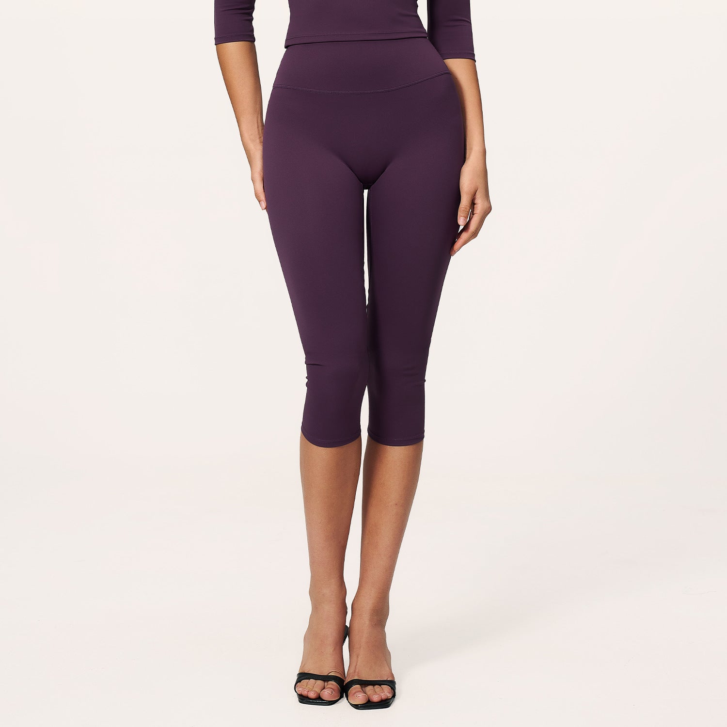 High-Waist Capri Leggings für Damen