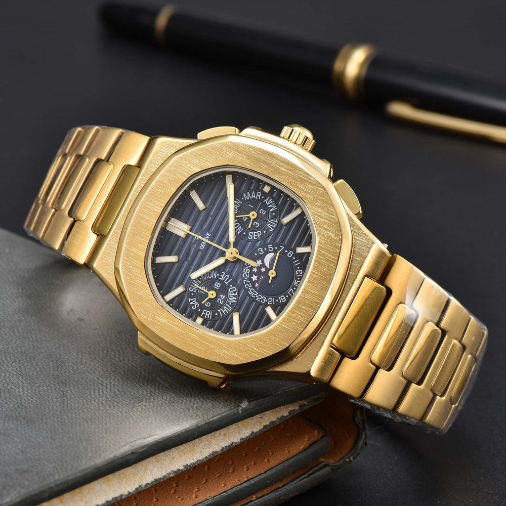 Nautilus Herrenuhr mit Stahlarmband – Ansicht 3
