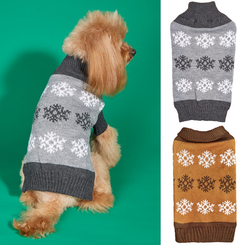 Hundepullover Snowflake für Herbst und Winter – Bild 4 | LuxeStyle