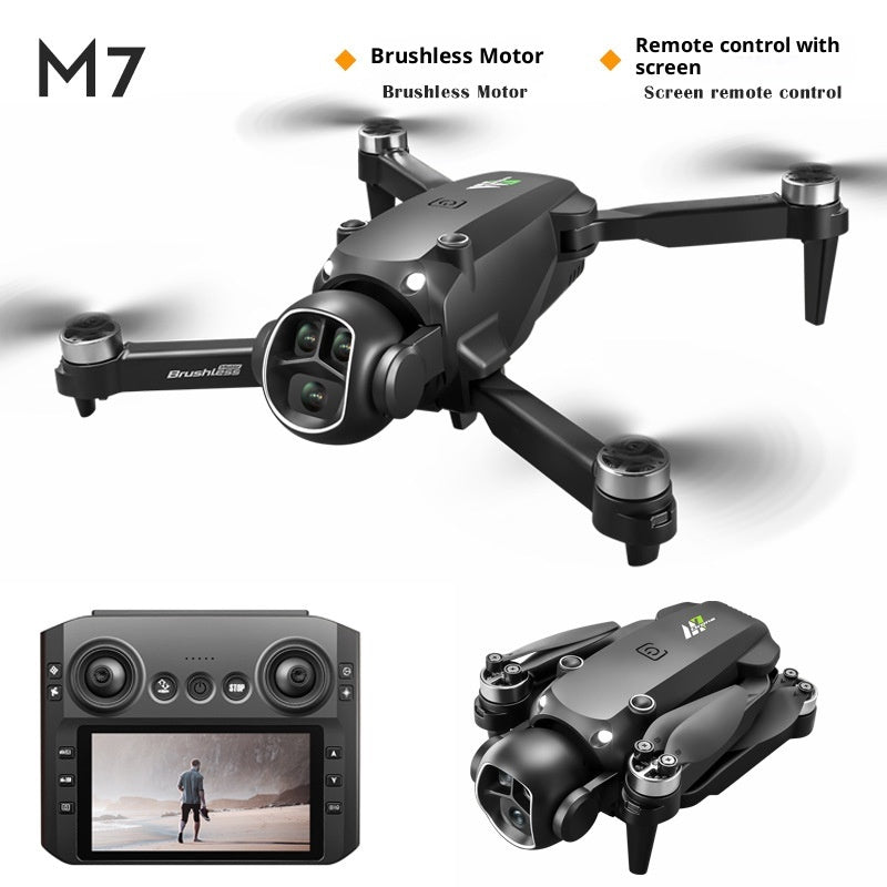 M7 Brushless Drohne mit Bildschirmsteuerung und Dual-Kamera