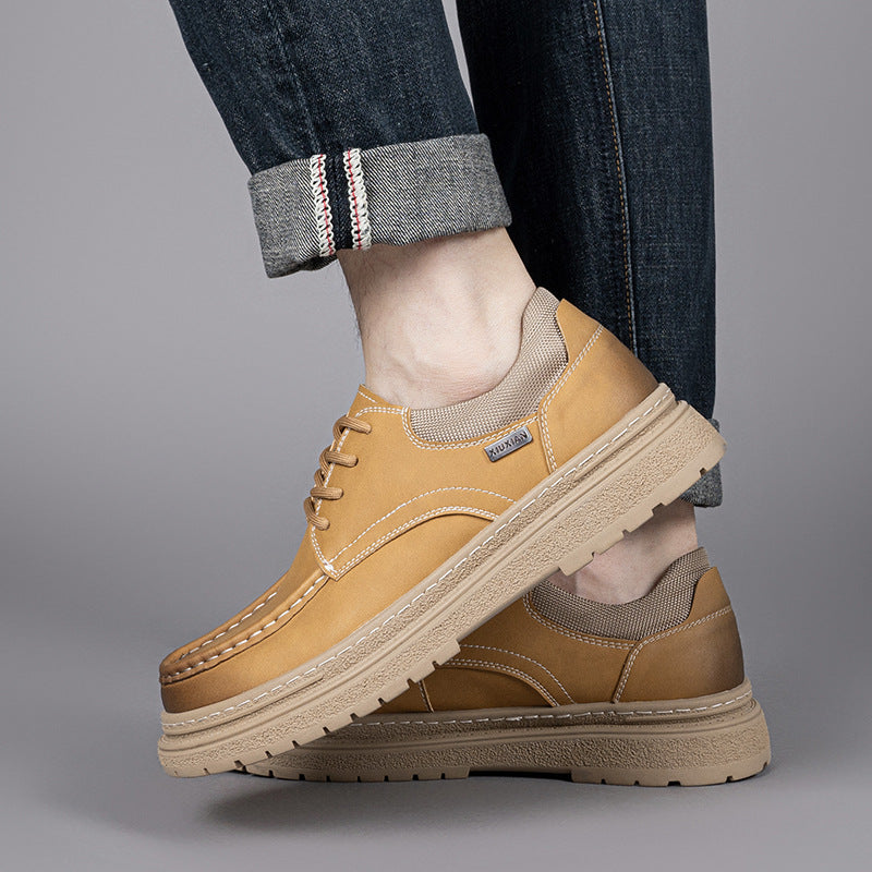 Herren-Lederschuhe im Retro-Stil – Bild 3 | LuxeStyle