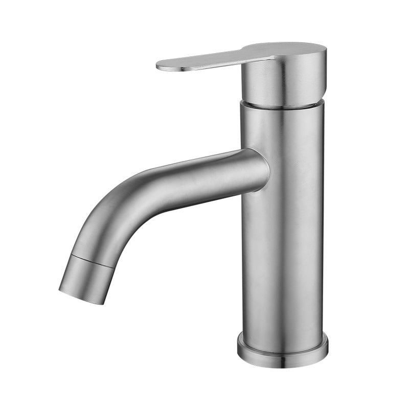 Edelstahl-Beckenarmatur für Warm- und Kaltwasser – Bild 5 | LuxeStyle