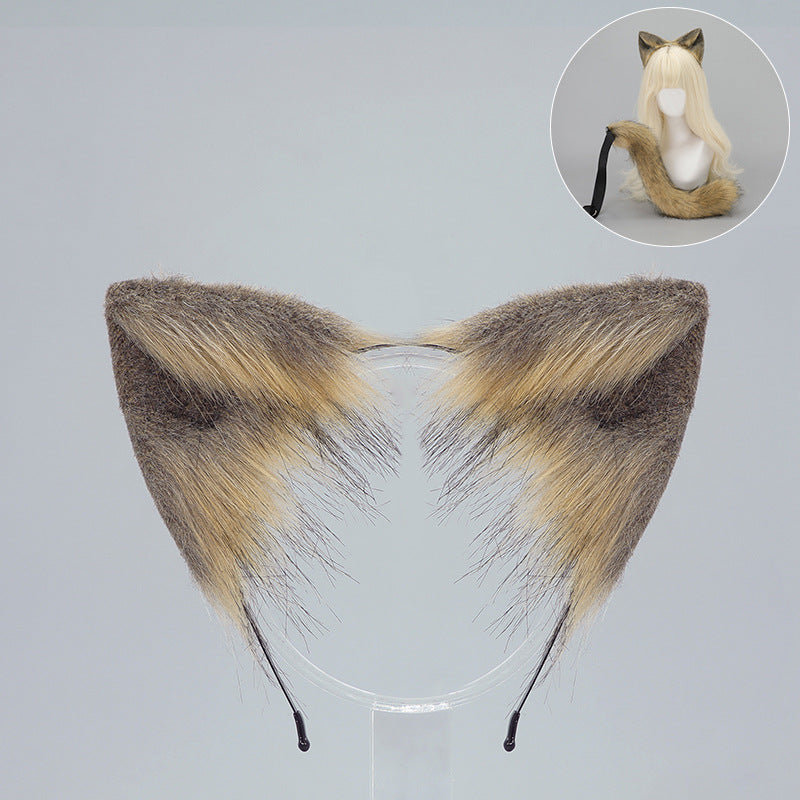 DIY Katzenohren-Haarreif und Katzenschwanz-Set