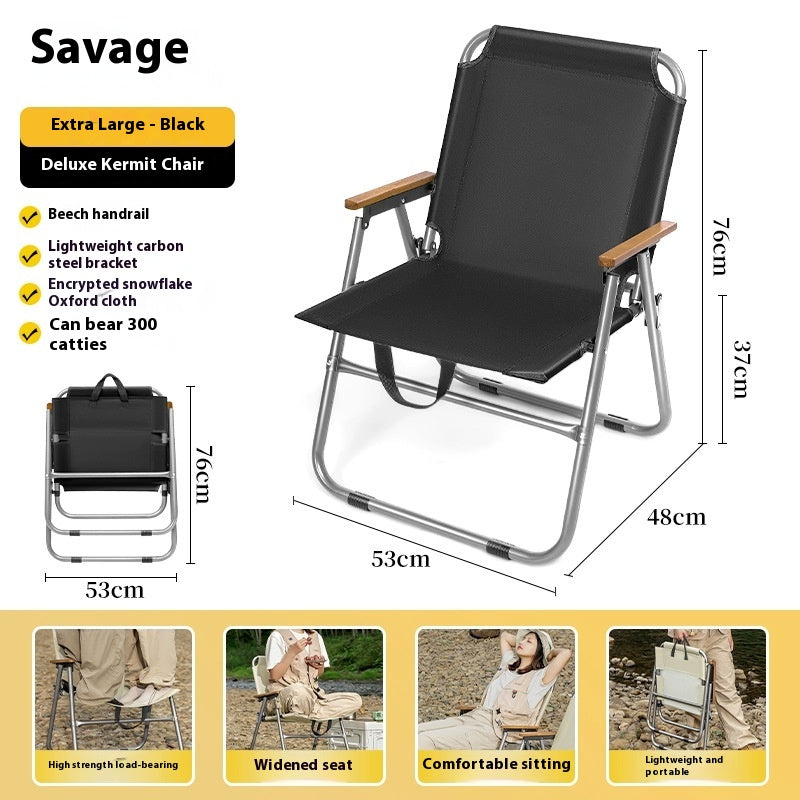 Faltbarer Outdoor-Stuhl mit Tisch | LuxeStyle