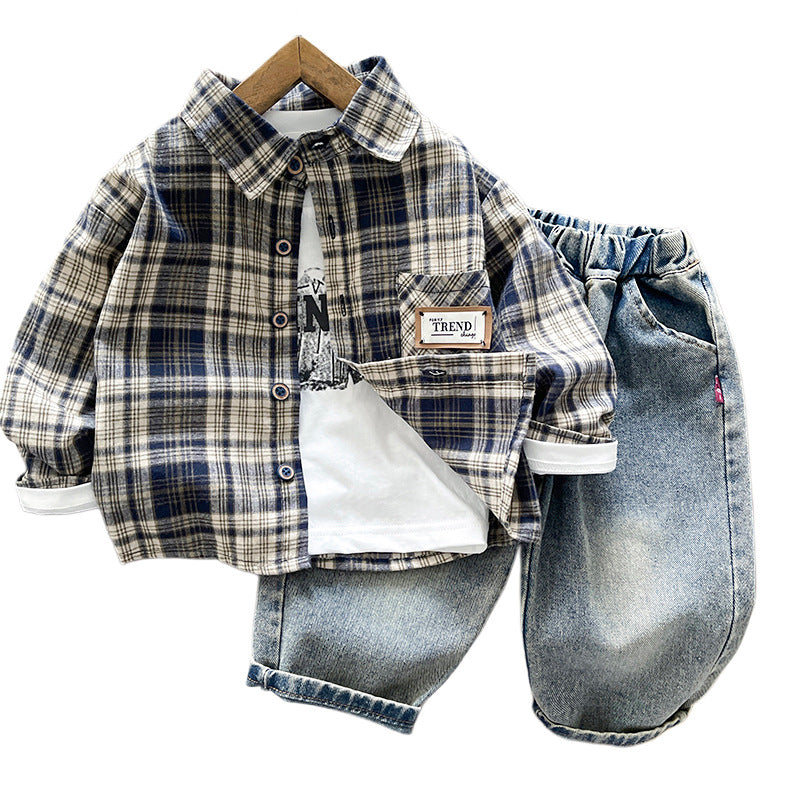 Kinder‑Set 3‑teilig in Check‑Muster · 3 Stück – Bild 7 | LuxeStyle