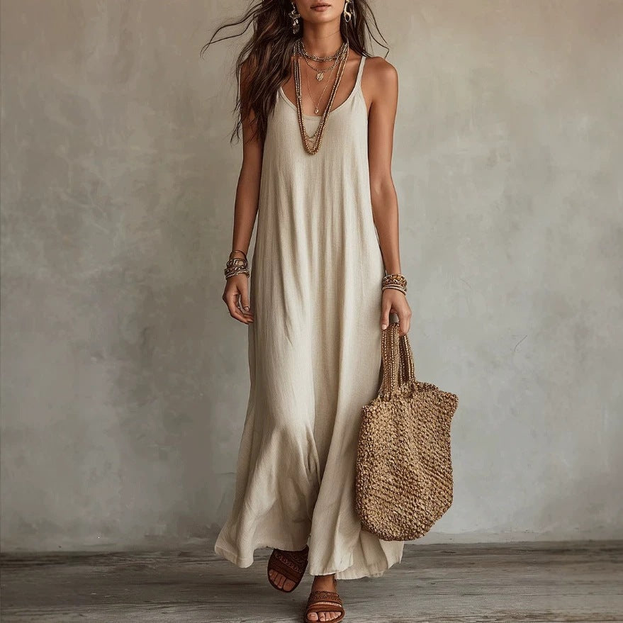 Boho-Maxikleid im Loose-Fit – Bild 8 | LuxeStyle