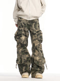 Camo-Hosen, robust, lose Passform