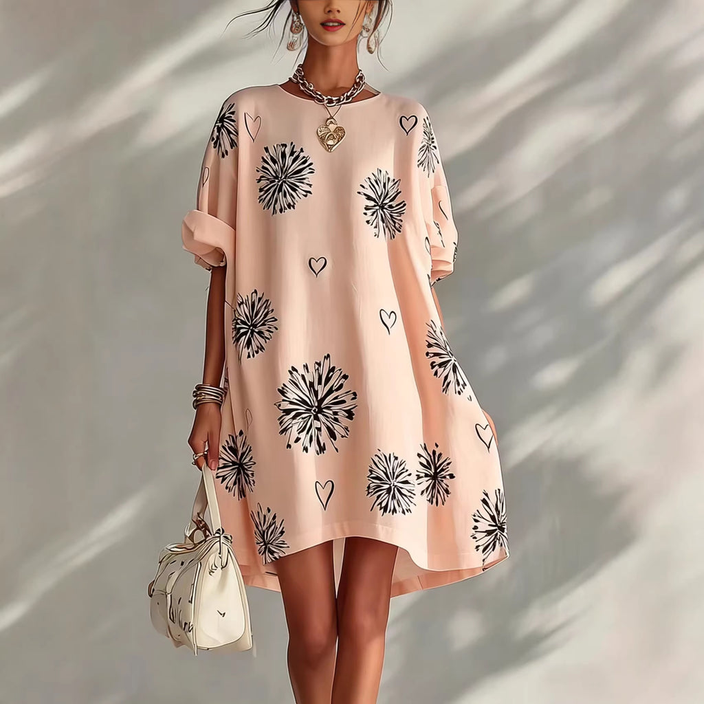 Blumenkleid mit Herzen