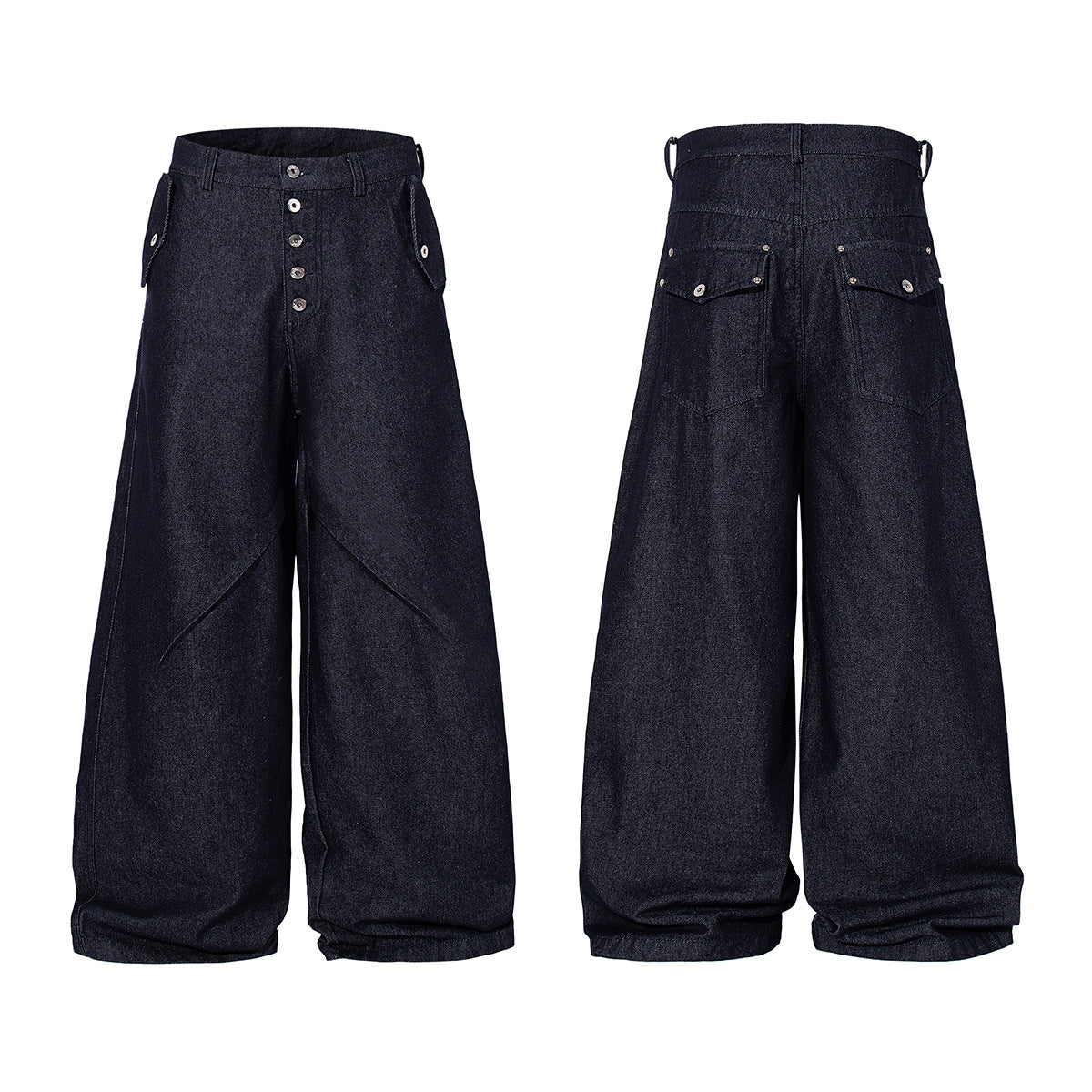 Raw-Edge Jeansjacke im Old-Money-Stil