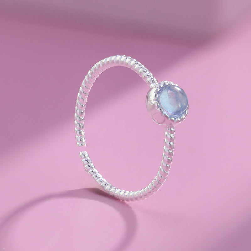 Aquamarin-Ring aus S999 Sterlingsilber – Bild 6 | LuxeStyle
