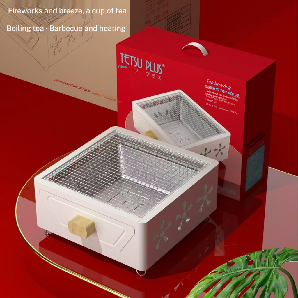 Quadratischer Barbecue-Grill mit Schublade – Bild 4 | LuxeStyle