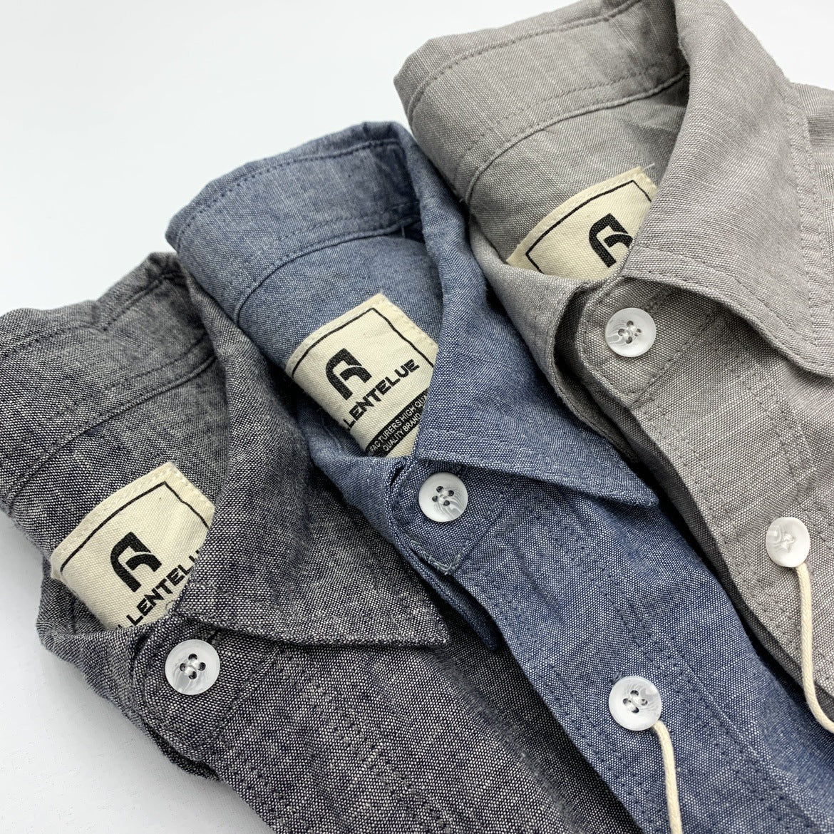 Japanisches Retro-Hemd aus Leinen und Baumwolle – Bild 4 | LuxeStyle
