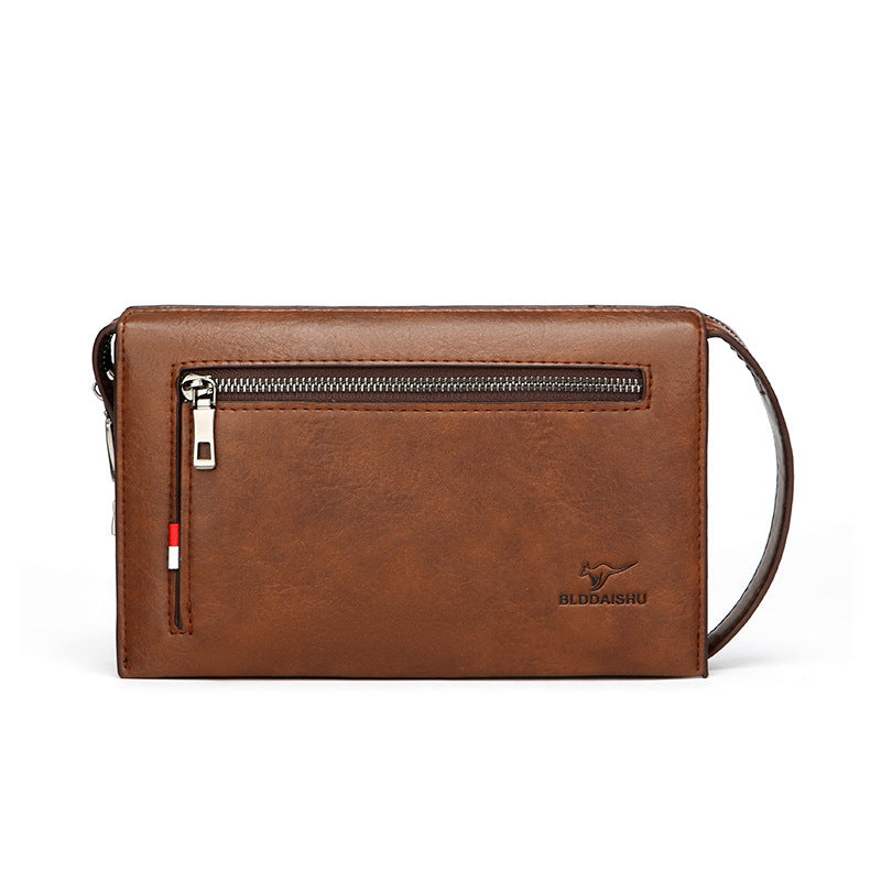 Herrenportemonnaie mit Kombinationsschloss und Clutch-Design