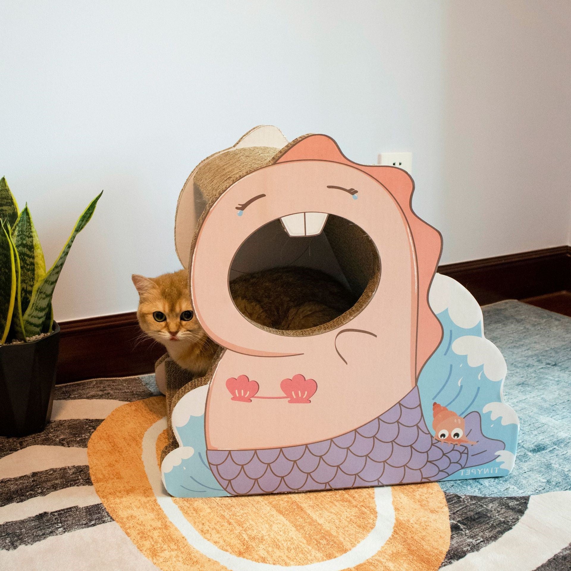 Vertikales Kratzbrett für Katzen