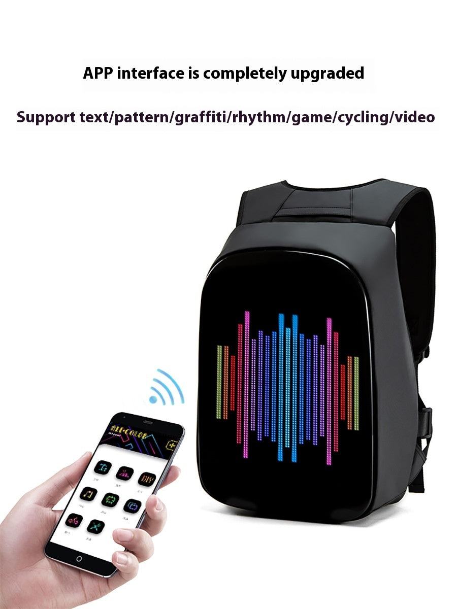 LED Pixel Smart Display Rucksack – Bild 6 | LuxeStyle