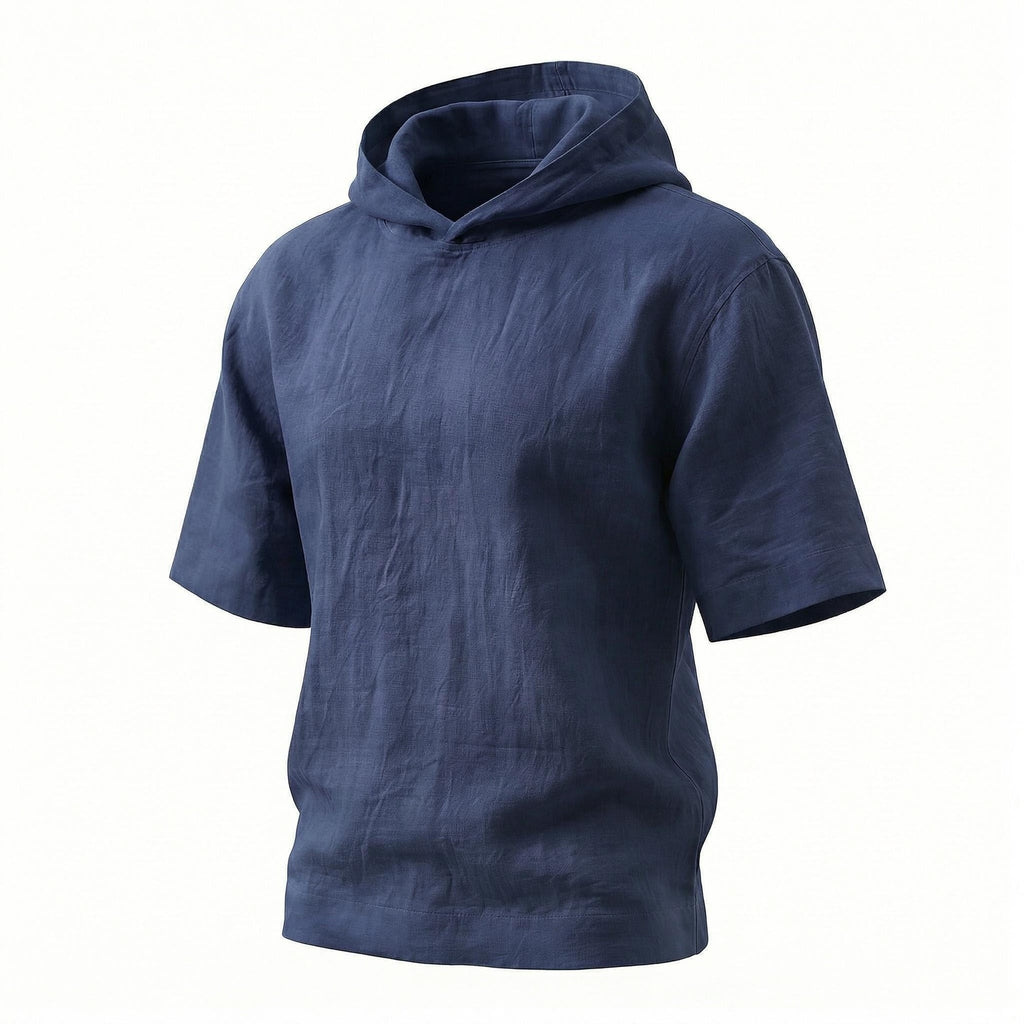Kurzarm-Hoodie mit Fünfpunkt-Ärmeln
