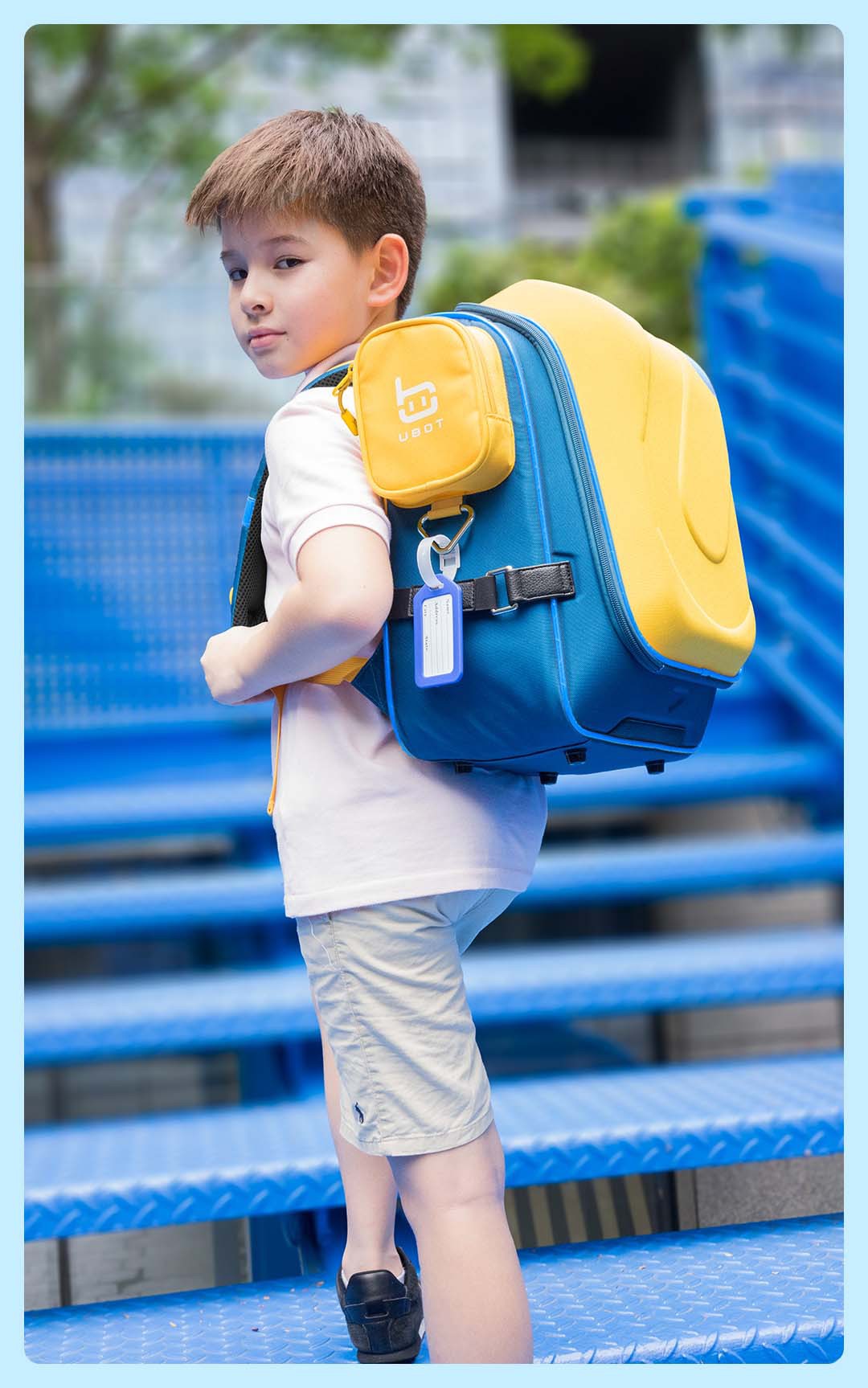 Große atmungsaktive Schultasche