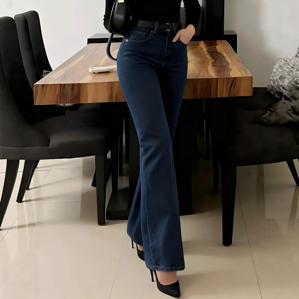 Stilvoll & Bequem Damenjeans Navy Blue