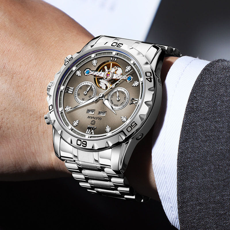 Trendige Herren-Automaticuhr