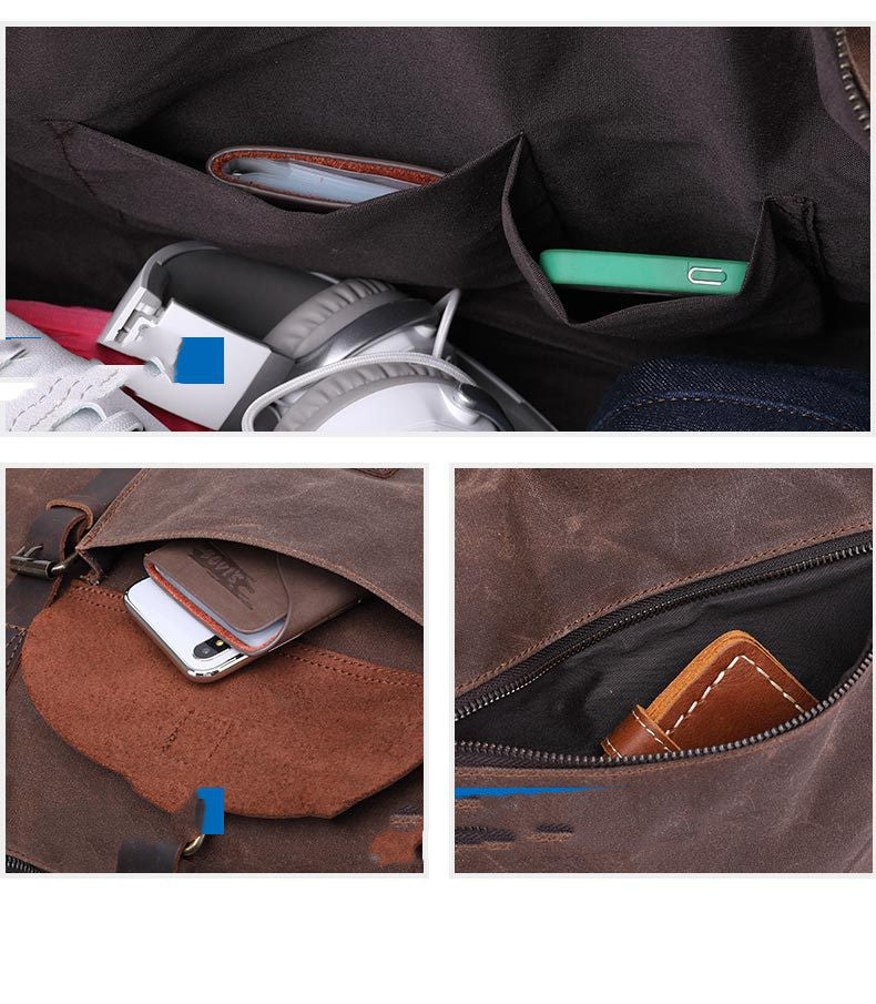 Faltbare Reisetasche aus Canvas – Bild 3 | LuxeStyle