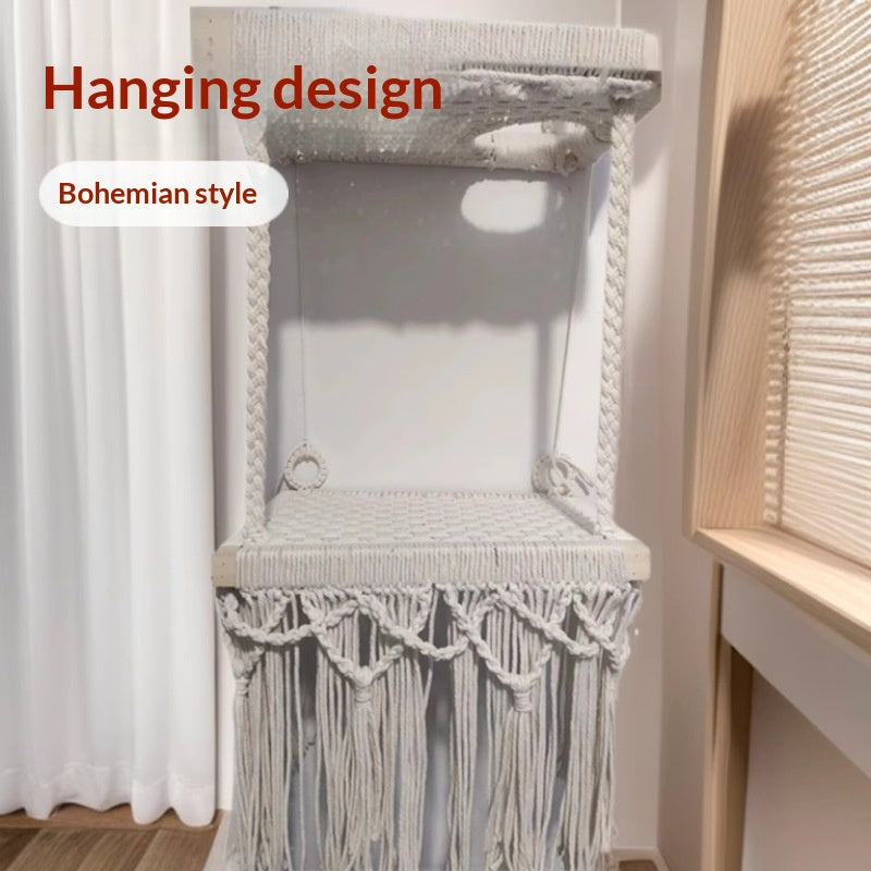 Boho Hängematte für Katzen