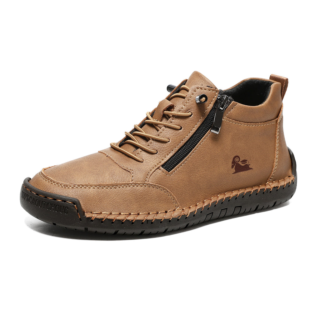 Handgenähte Damen-Freizeitschuhe mit weicher Sohle