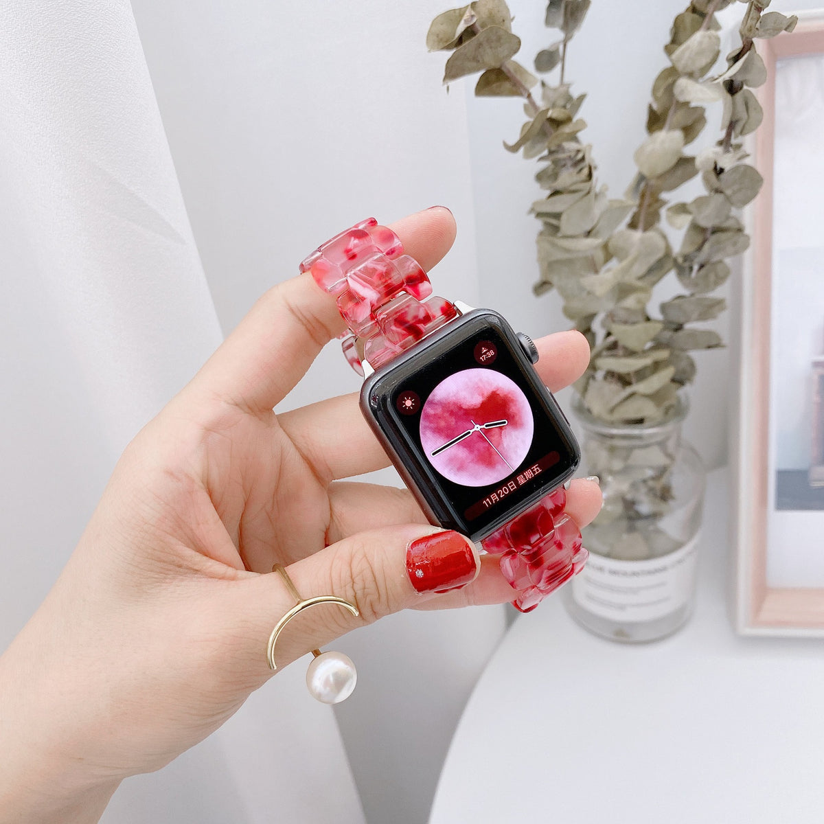 Smart Watch Ovales Harzarmband – Bild 8 | LuxeStyle