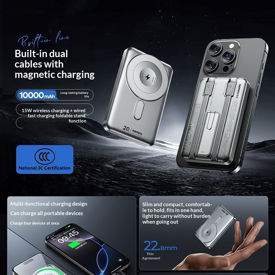 Magnetische Wireless Powerbank 10'000 mAh