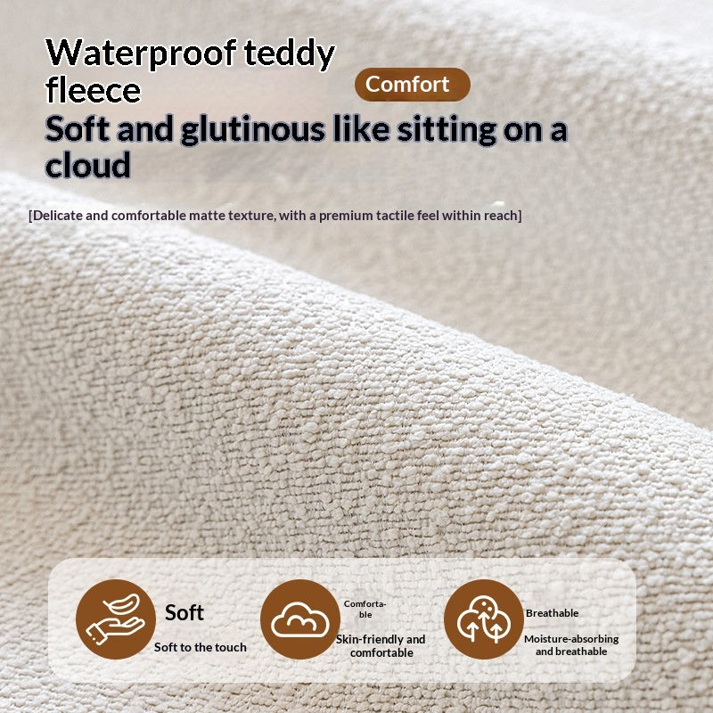 Wasserfester Teddyfleece Sofa-Überzug