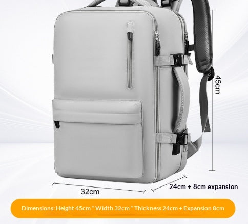 Reise-Rucksack 20–35 L mit Schuhfach – Bild 11 | LuxeStyle