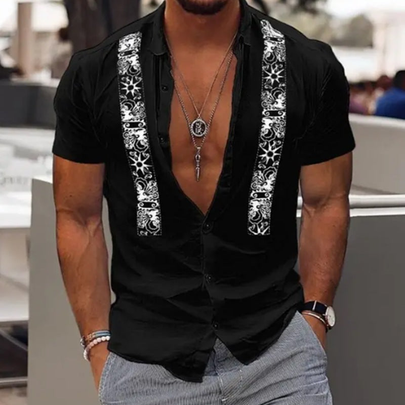 Hawaiian Shirt Kurzarm für Sommer – Bild 7 | LuxeStyle