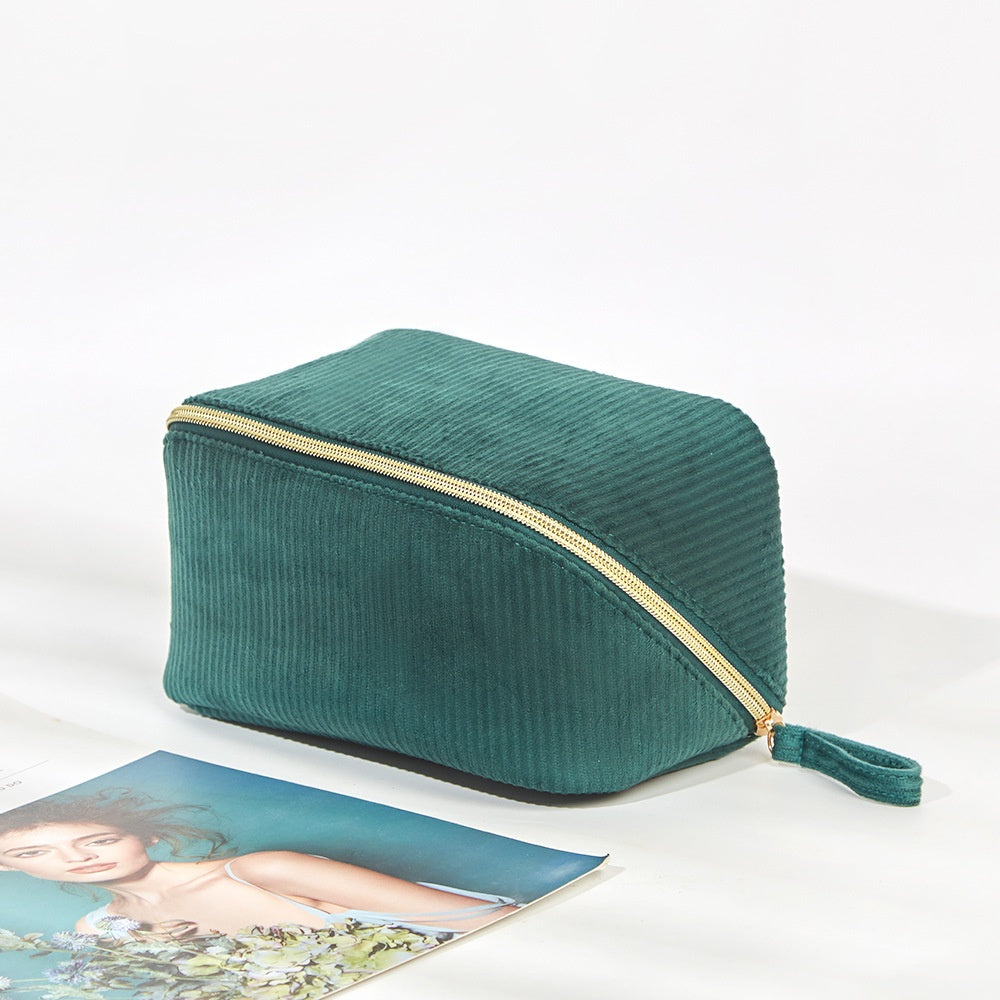 Gestreifter Make-up Organizer für Reisen – Bild 4 | LuxeStyle