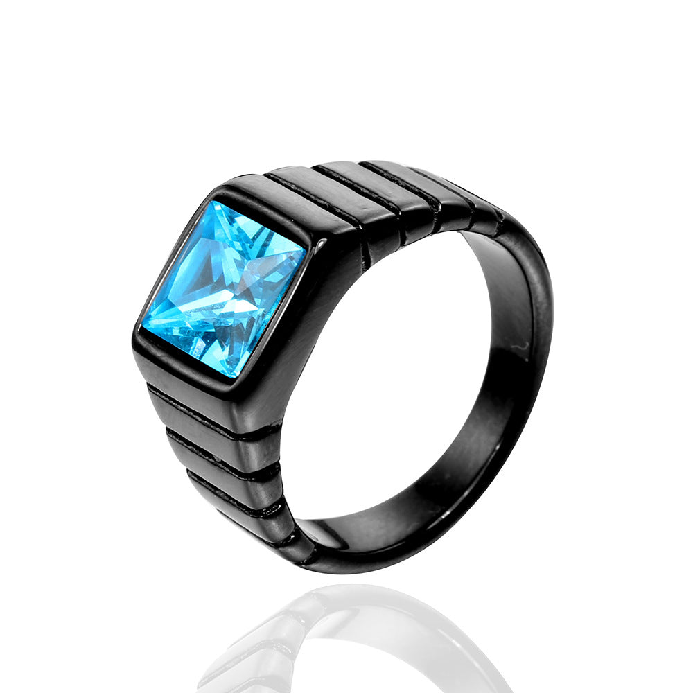 Unisex Retro Stein Ring