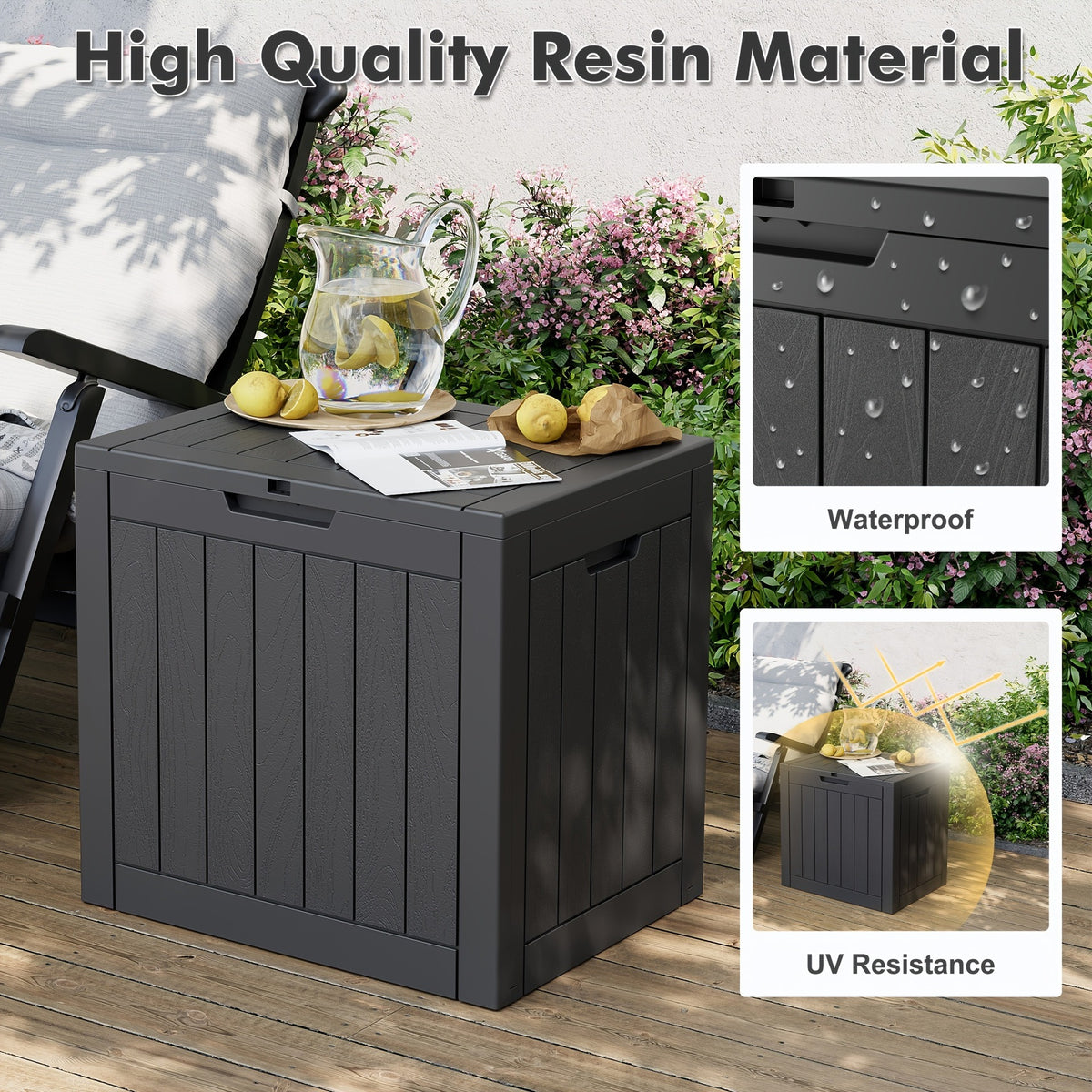 Wasserdichte Outdoor-Aufbewahrungsbox mit Schloss – Bild 5 | LuxeStyle