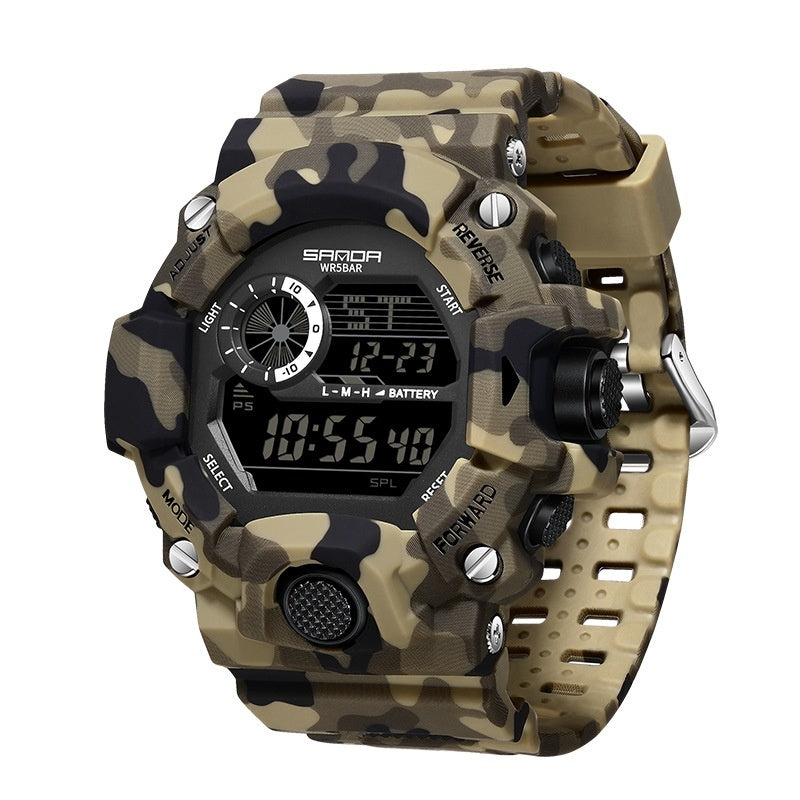 Multifunktionale Camouflage Sportuhr