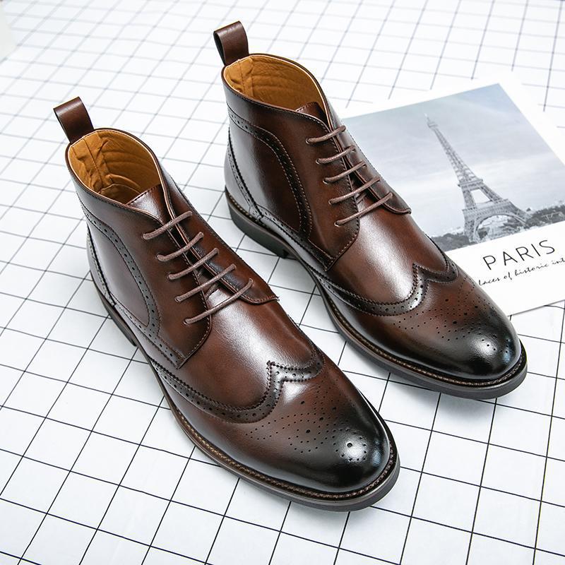 Braune Winterstiefel für Herren
