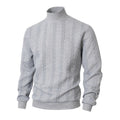 Herren Jacquard Rollkragenpullover