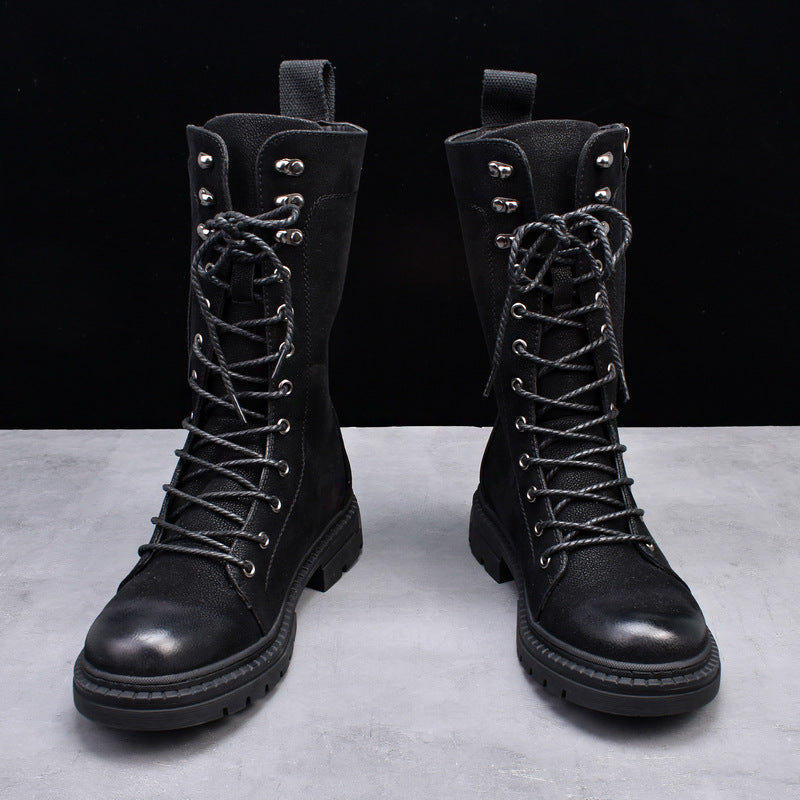 Herren-Cowboystiefel mit runder Zehenpartie – Bild 8 | LuxeStyle