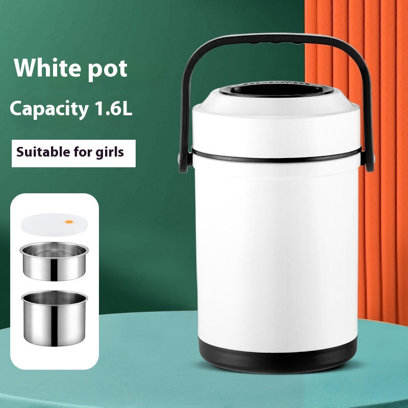 Thermos-Lunchbox aus Edelstahl, mehrlagig