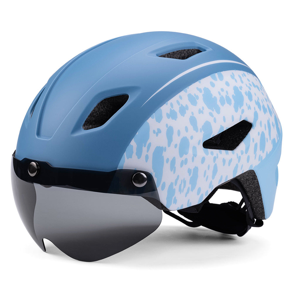 Kinder Velohelm mit Magnetbrille