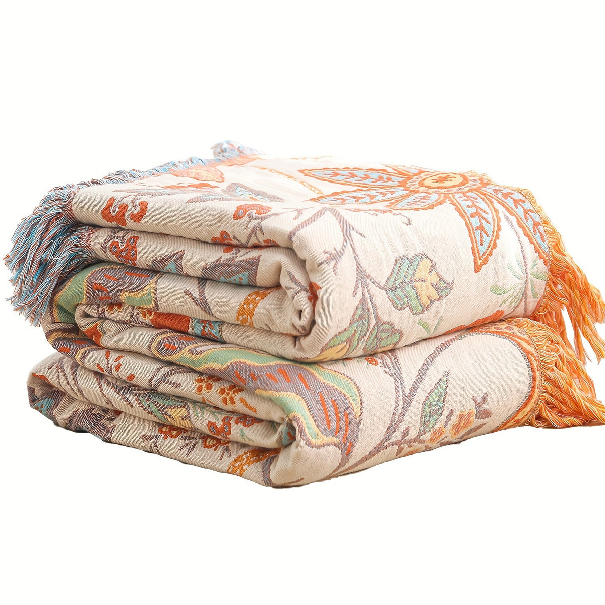 Gaze-Handtuchdecke mit Pflanzenmuster – Bild 3 | LuxeStyle