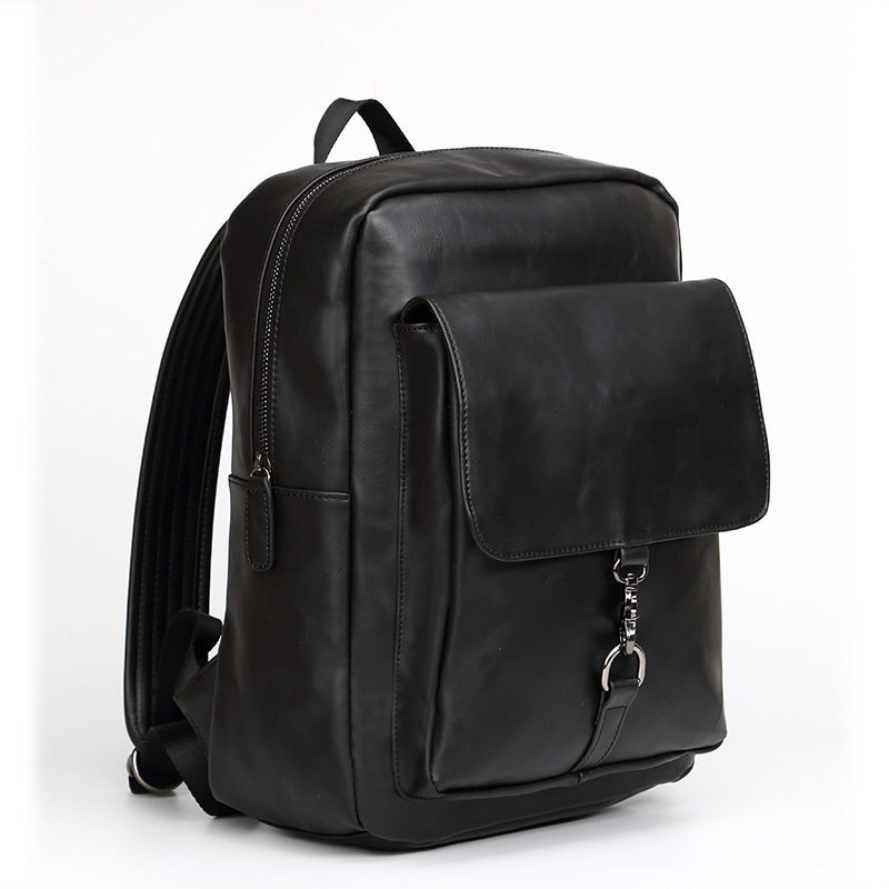 Retro-PU-Leder-Rucksack für Männer – Bild 4 | LuxeStyle