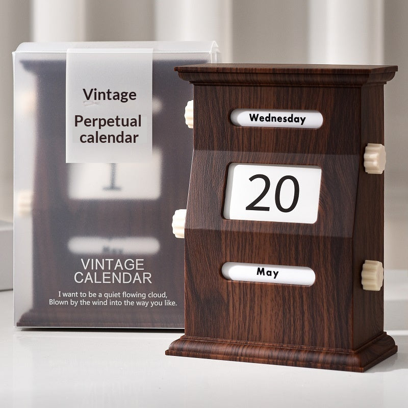 Retro Schreibtischkalender