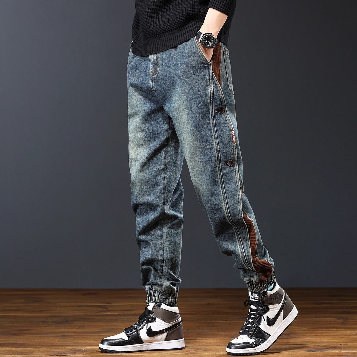 American Stitching Harlan Loose Fit Jeans