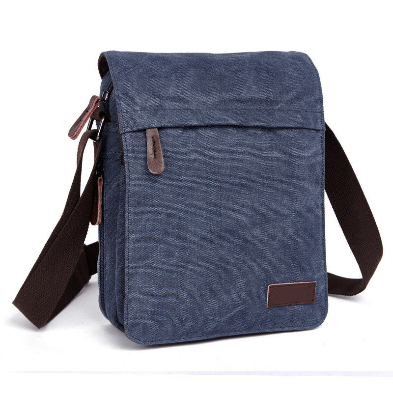 Herren Messenger Bag Canvas Umhängetasche – Bild 4 | LuxeStyle
