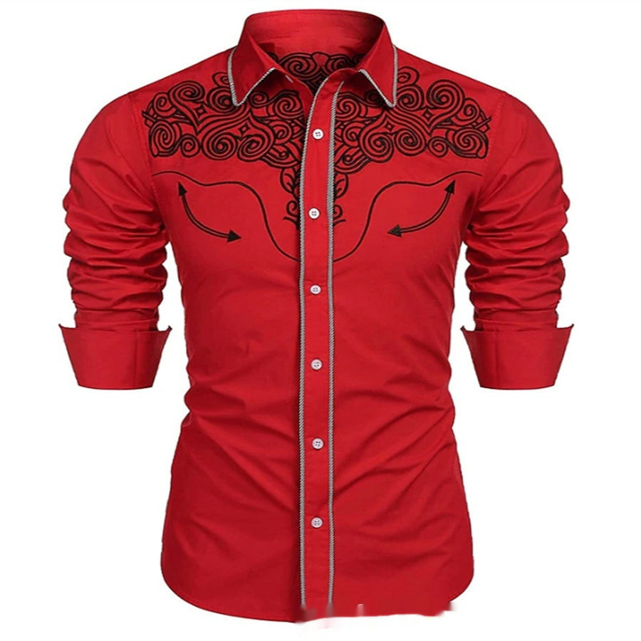 Loose Casual Shirt mit 3D-Muster – Bild 4 | LuxeStyle