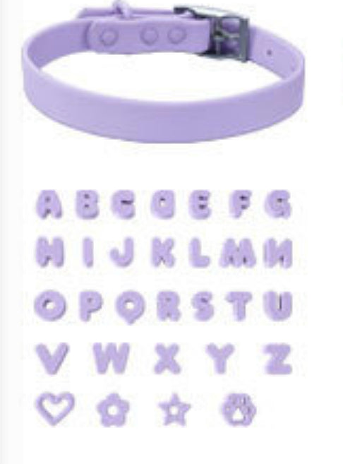 Haustierhalsband aus Silikon mit Buchstaben – Bild 9 | LuxeStyle