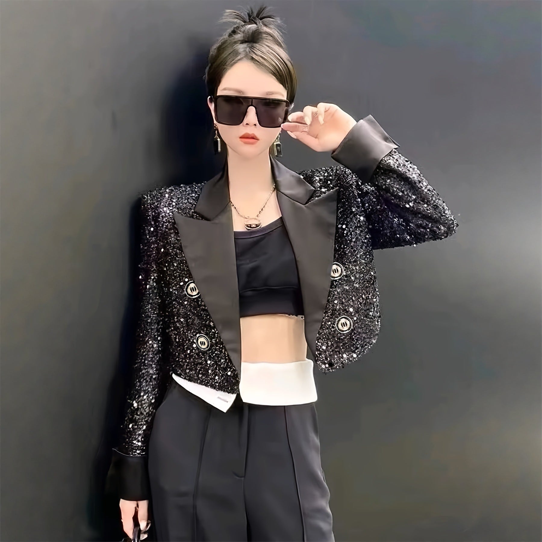 Cropped Blazer 3
