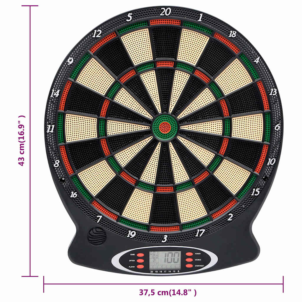 Elektronisches Dartboard mit Darts